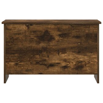 Opbergkist Gerookt eiken 80 x 40 x 50 cm Bewerkt hout 6
