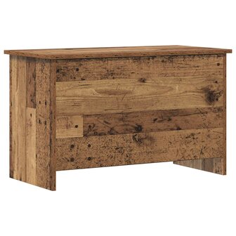 Opbergkist met opslag Oud hout 80 x 40 x 50 cm Bewerkt hout 2
