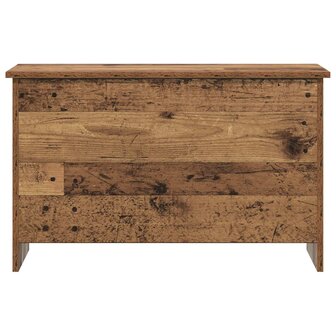 Opbergkist met opslag Oud hout 80 x 40 x 50 cm Bewerkt hout 6