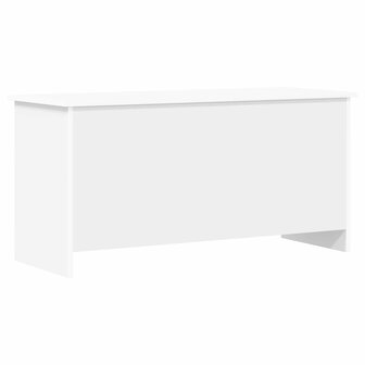 Opbergkist met opslag Wit 100 x 40 x 50 cm Bewerkt hout 2