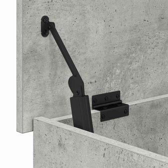 Opbergkist met opslag Betongrijs 100 x 40 x 50 cm Bewerkt hout 8