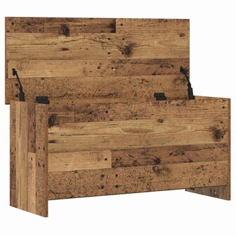 Opbergkist met opslag Oud hout 100 x 40 x 50 cm Bewerkt hout 5