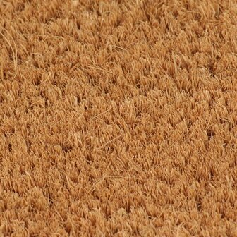Deurmat halfrond 50x80 cm getufte kokosvezel naturel 4