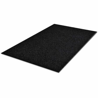 Deurmat 90x60 cm PVC zwart 3