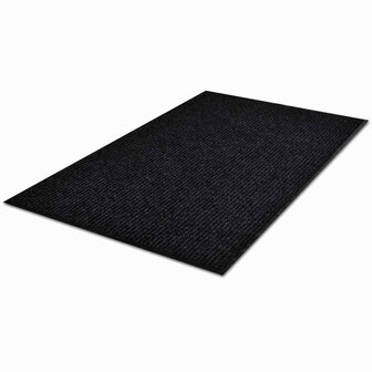 Deurmat 90x120 cm PVC zwart 3