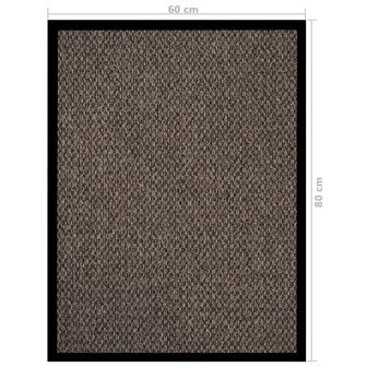 Deurmat 60x80 cm beige 6