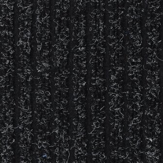 Deurmat 60x80 cm gestreept antracietkleurig 4
