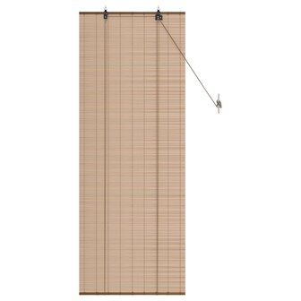Rolgordijn Bruin 60x160 cm Bamboe 3