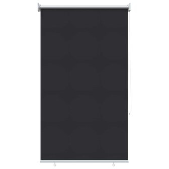 Buitenrolgordijn UV-bescherming Antracietkleurig Polyester 2