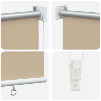 Buitenrolgordijn UV-bescherming Beige 60x140 cm (B x H) 5