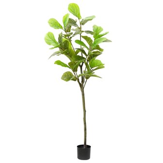Kunstfuxus boom 48 blaadjes 165 cm groen 1
