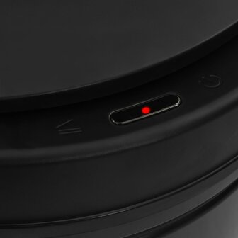 Prullenbak met automatische sensor 70 L koolstofstaal zwart 6