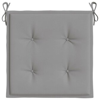 Tuinstoelkussens 6 st 40x40x4 cm oxford stof grijs 6