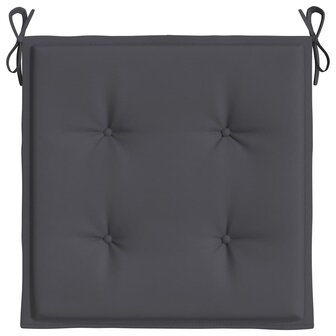 Tuinstoelkussens 6 st 50x50x4 cm oxford stof antracietkleurig 6
