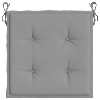 Tuinstoelkussens 4 st 50x50x4 cm oxford stof grijs 6