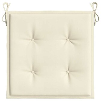 Tuinstoelkussens 6 st 50x50x2 cm oxford stof cr&amp;egrave;mekleurig 6