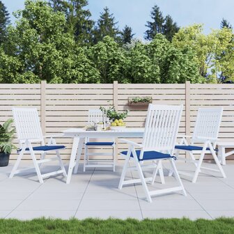 Tuinstoelkussens 4 st 50x50x4 cm oxford stof koningsblauw 1