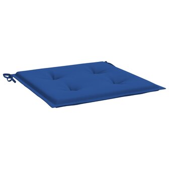 Tuinstoelkussens 4 st 50x50x4 cm oxford stof koningsblauw 5