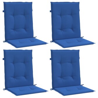 Tuinstoelkussens 4 st 100x50x3 cm oxford stof koningsblauw 3