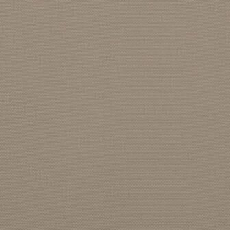 Tuinstoelkussens 2 st hoge rug 120x50x3 cm stof taupe 9