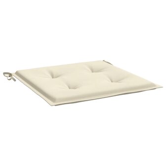 Tuinstoelkussens 2 st 50x50x4 cm oxford stof cr&amp;egrave;mekleurig 5