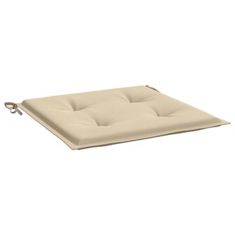 Tuinstoelkussens 2 st 50x50x4 cm oxford stof beige 5