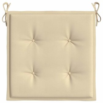 Tuinstoelkussens 2 st 50x50x4 cm oxford stof beige 6