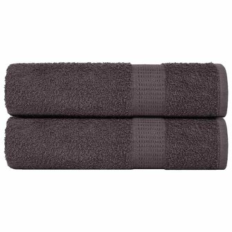 Douchehanddoeken FROGN 2 st 70x140 cm 360 g/m&amp;sup2; antraciet 1