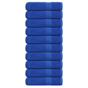 Handdoeken FROGN 10 st 50x100 cm 360 g/m&amp;sup2; blauw 1