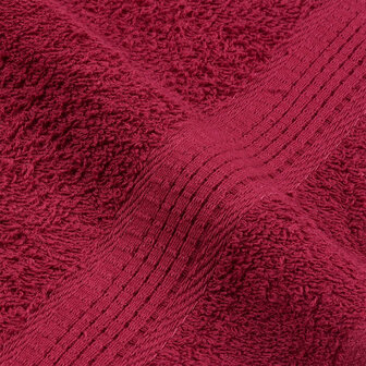 Handdoeken FROGN 2 st 50x100 cm 360 g/m&amp;sup2; bordeaux 7