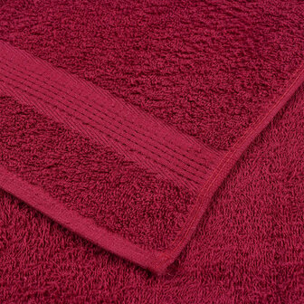 Douchehanddoeken FROGN 2 st 70x140 cm 360 g/m&amp;sup2; bordeaux 6