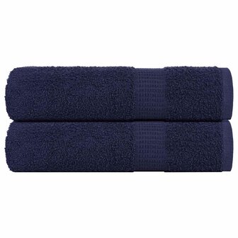 Handdoeken FROGN 2 st 50x100 cm 360 g/m&amp;sup2; marineblauw 1