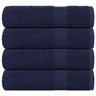 Handdoeken FROGN 4 st 50x100 cm 360 g/m&amp;sup2; marineblauw 1