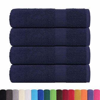 Handdoeken FROGN 4 st 50x100 cm 360 g/m&amp;sup2; marineblauw 2