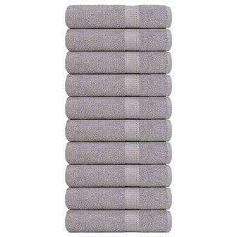 Handdoeken FROGN 10 st 50x100 cm 360 g/m&amp;sup2; grijs 1