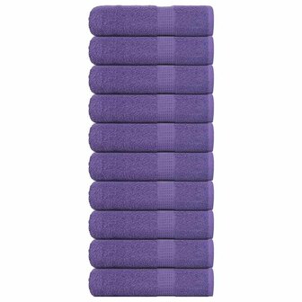Handdoeken FROGN 10 st 50x100 cm 360 g/m&amp;sup2; paars 1