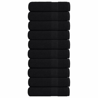 Handdoeken FROGN 10 st 50x100 cm 360 g/m&amp;sup2; zwart 1
