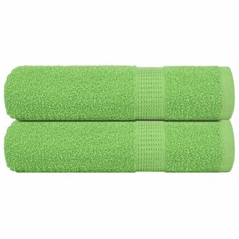 Handdoeken FROGN 2 st 50x100 cm 360 g/m&amp;sup2; appelgroen 1