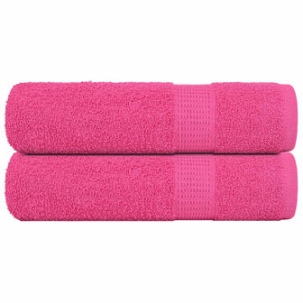 Handdoeken FROGN 2 st 50x100 cm 360 g/m&amp;sup2; roze 1