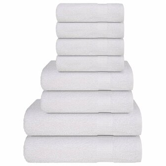 8-delige Handdoekenset FROGN 360 g/m&amp;sup2; wit 1