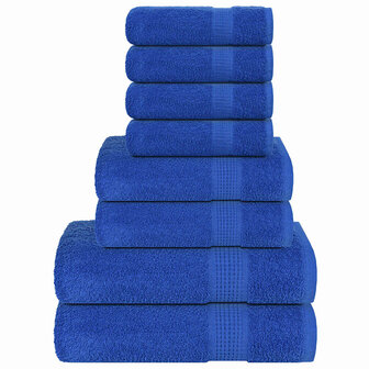 8-delige Handdoekenset FROGN 360 g/m&amp;sup2; blauw 1