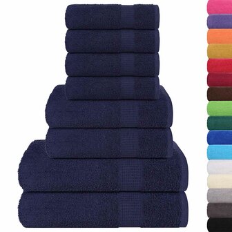 8-delige Handdoekenset FROGN 360 g/m&amp;sup2; marineblauw 2