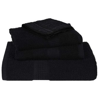 8-delige Handdoekenset FROGN 360 g/m&amp;sup2; zwart 4