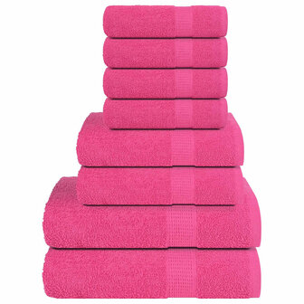 8-delige Handdoekenset FROGN 360 g/m&amp;sup2; roze 1