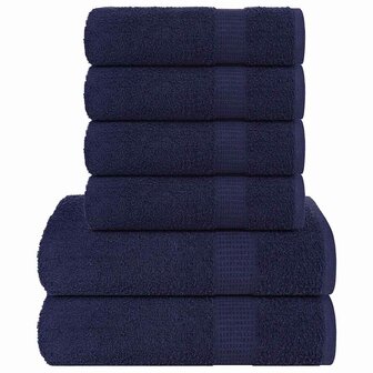 6-delige Handdoekenset FROGN 360 g/m&amp;sup2; marineblauw 1