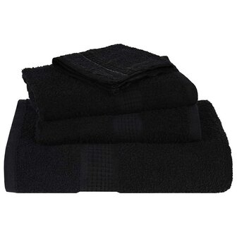 6-delige Handdoekenset FROGN 360 g/m&amp;sup2; zwart 4
