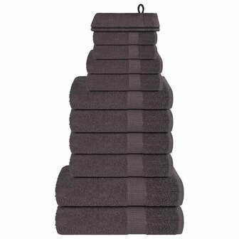 12-delige Handdoekenset FROGN 360 g/m&amp;sup2; antraciet 1