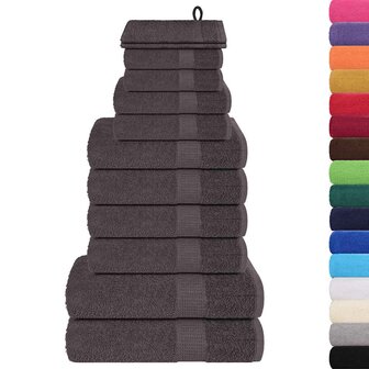 12-delige Handdoekenset FROGN 360 g/m&amp;sup2; antraciet 2