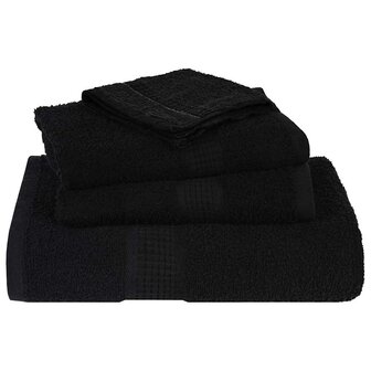 12-delige Handdoekenset FROGN 360 g/m&amp;sup2; zwart 4