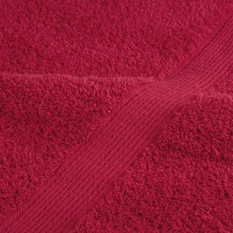 Handdoeken SOLUND 10 st 600 g/m&amp;sup2; 100x200 cm rood 7